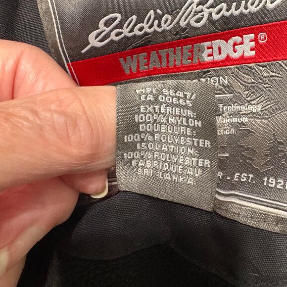EDDIE BAUER Weatheredge Black Fleece Lined Jacket | S - Picture 7 of 8